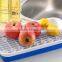 New kitchen utensils dish drainer with Eight-sticks durable double layer cup plate dish drainer