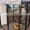 Hot sale power coated 9ft dog run panel / dog kennel cage animal house / galvanized steel welded dog kennel direct China factory