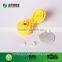 free sample China factory price hot sale honey colored squeeze bottles with silicone valve cap