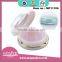 cosmetics packaging 15g plastic round white silver BB CC air cushion compact