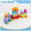 colorful Wood stocking Train Toys animal shape Blocks Education Gift