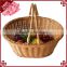 S&D eco-friendly rattan cheap furable decorative hand-crafted shopping wicker basket with handle