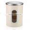 Cream-coloured Stainless Steel Kitchen Canister Set