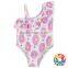 Ruffle One piece Happy flowers Swimsuits for baby girls