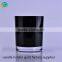 inner black clear bottom candle jar glass container