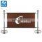 Cafe Barrier Banner Windbreaks Stands outdoor cofee barriers