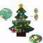 2017 Amazon hot felt christmas decoration christmas tree christmas ornaments in china