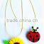 Bright favor lady bug and sunflower light necklace electric power