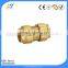 Gas Pipe Compression Fittings / male brass fittings