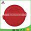 Red color dust-proof Food grade silicone lid custom silicone cover