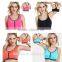 OEM hot selling high quality ladies double layers seamless sports yoga running bra for women girls underwear