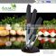 Environmental health manufacturers selling multi-functional kitchen ware black zirconia ceramic knives