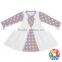 Long Sleeve One Piece Dress Party For Kids Beautiful Baby Cotton Frocks Designs Wholesale Plain Girls Dresses