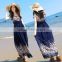 2016 women summer casual plus size maxi sleeveless maxi long dress chiffon new style
