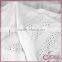 Elegant white cut work cotton lace fabric,cotton embroidery fabric for dress