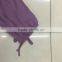 Women 100%cotton middle sleeve purple t-shirt garment stock lot