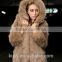 2016 New Fashion Faux Fox Fur Coat Women Winter Medium Long Short Luxury Fake Fur Coats Female Hooded Jacket Overcoat Mink Coat