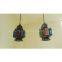 droplight 1 Light Classical Droplight Restoring Ancient Ways Antique Brass Spray Lacquer Glass Metal