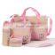 5pcs Multi-Color Multi-Function Baby Diaper Mummy Bag