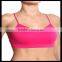 Seamless Cross Strap Back SPORTS BRA TANK TOP Stretch Bandeau Cami pink color