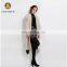 China Supplier Fashion Creamy White Coat Woman Winter