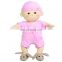 Pretty Pink Dress Up Baby Doll Soft Toy Custom Cartoon Kids Stuffed Plush Rag Girl Doll