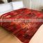 Indian Handmade Vintage Indian Green Silk Sari patchwork Handmade Kantha Quilt Bedspread- KING