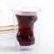 Custom 5Oz Sexy Lady Double Wall Borosilicate Glass Mug Whisky Beer Wine Cup