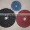 abrasive fused aluminum oxide fiber disc for polishing metal