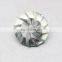 GT1238 434976-0005R 22.47/38.00mm 6+6 Blades Turbocharger Billet/aluminum 2618/milling Compressor Wheel for Smart 454197-0002