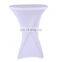 2020  hot sell 100%polyester good elastic cocktail table cover