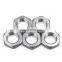 thin flat nut gr5 m7 m9 titanium alloy din439 hexagonal thin nut hex thin nut