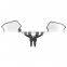 Universal 10mm Motorcycle Rear View Mirrors Side Rearview Mirror