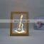 2019 New Style Photo frame kids led night light mini led night light wooden night light