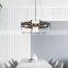 4 heads Modern LED Ring Pendant Lamp antique round  hanging light