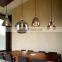 Creative Retro Ceiling Chandelier Lamp for Home Bar Vintage Glass Pendant Light Fixtures