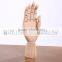 glove jewelry display flexible wood mannequin hand for sale