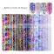 Holographic Foils Nail Sticker Fashion Gradient Marble Animal Flower DIY Set