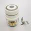 300ml Electric Mini Food Processor Portable Food Garlic Chopper Cutter with Food Grade Glass Bowl