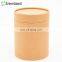Kraft Paper Box Packaging Round Shape Cylinder Cardboard Can