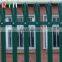 Top quality powder coated or galvanized metal picket fence W palisade fencing for garden