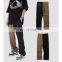 2021 Fashion New Arrival solid color long winter 100% cotton embroidery men's joggers