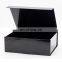 Glossy laminated wholesale stock 25pcs black magnetic closure gift box wholesale