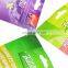 Glossy Mylar Foil Green Blue Purple Packaging Bag For Coffee/dried Fruit/nuts