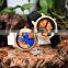 BOBO BIRD Leather Strap Wooden Watch Wood Resin Design Wristwatch for Men Couple Watches Customize Gift OEM