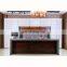 European modern high gloss custom white shaker lacquer wood kitchen cabinet