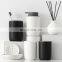 Wholesale 6pcs Hotel Decoration Metallic Rose Gold Ceramic Bathroom Set