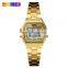 SKMEI 1415 Lady Digital Stainless Steel Watch Week Date Luminous Alarm