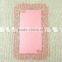 Pink Laser Cut Edge Lovely Flower Theme Baby Shower Invitation