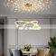 Round Ring Indoor Chandelier Nordic Modern Design LED Pendant Light for Office and Home Decoration